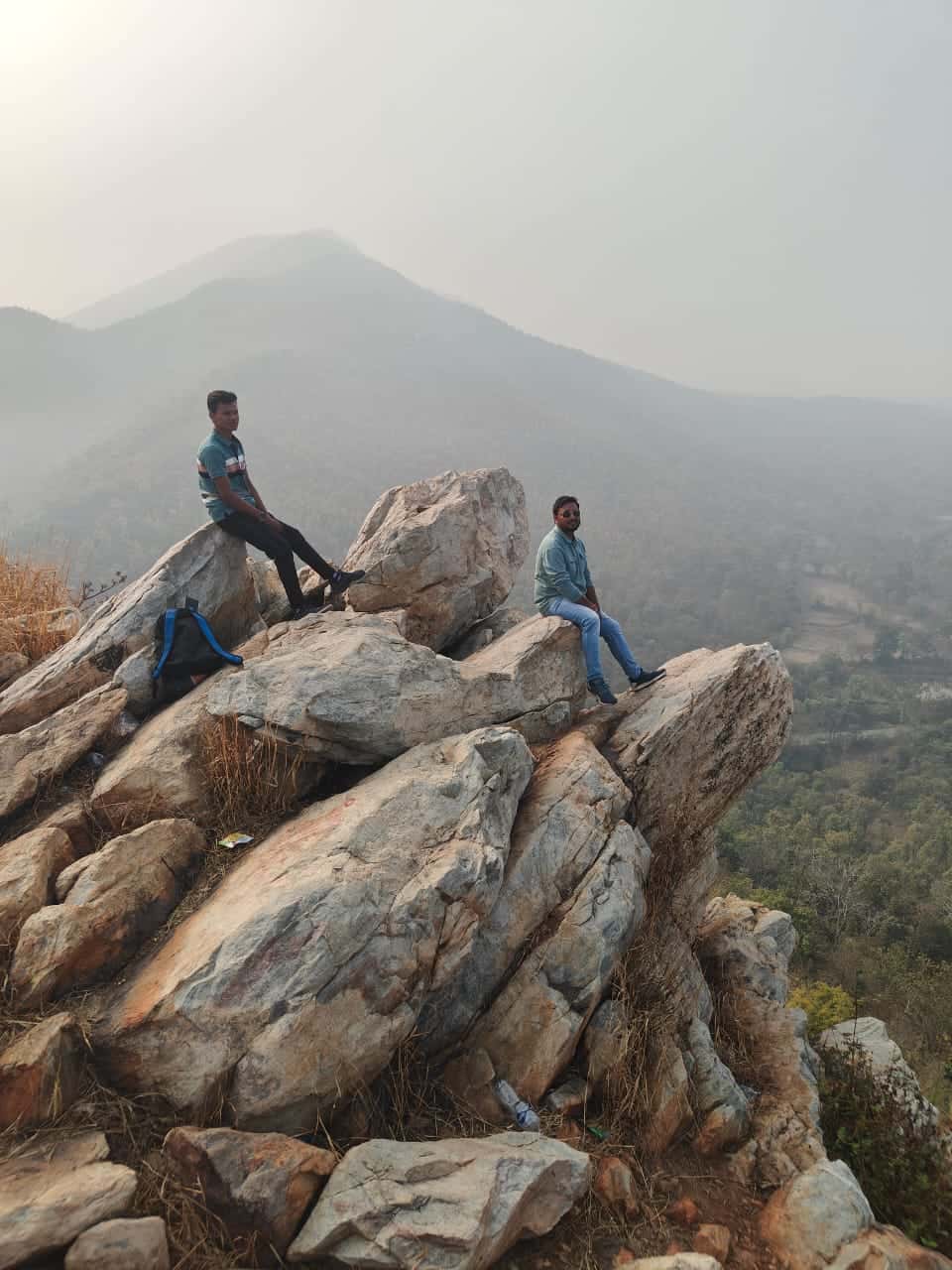 Trekking milestone flag